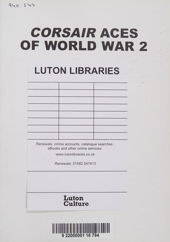 Corsair aces of World War 2.