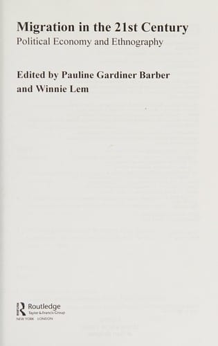 Migration in the 21st century