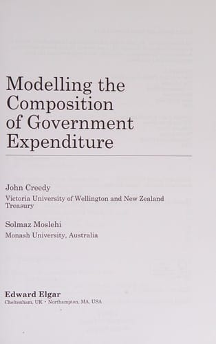 Modelling the composition of government expenditure