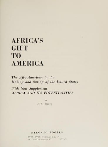 Africa's gift to America