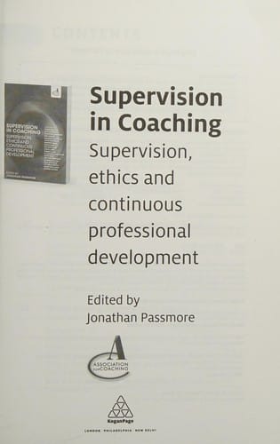 Supervision in coaching