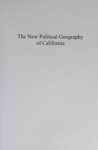 The new political geography of California