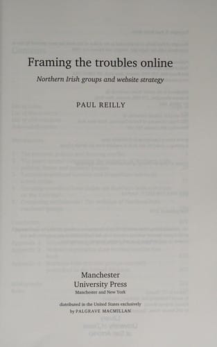 Framing the troubles online