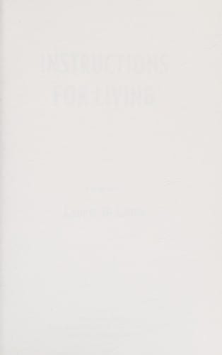 Instructions for living
