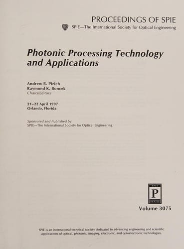Photonic processing technology and applications