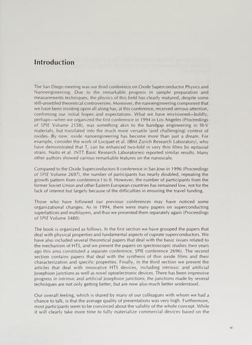 Superconducting and related oxides, physics and nanoengineering III