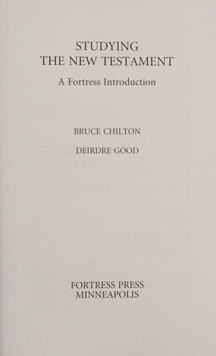 Studying the New Testament