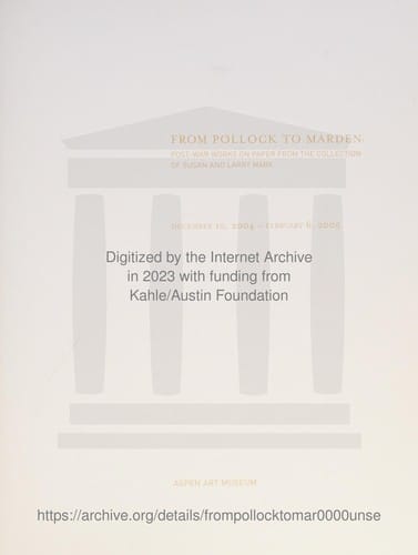 From Pollock to Marden