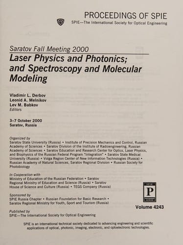 Laser physics and photonics