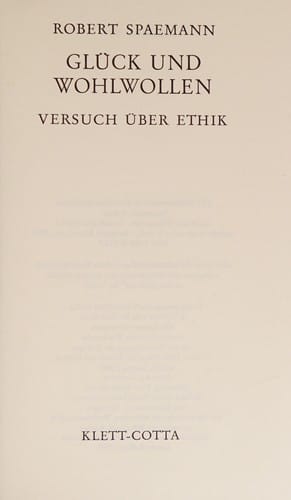 Glück und Wohlwollen