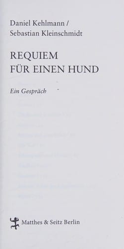 Requiem für einen Hund