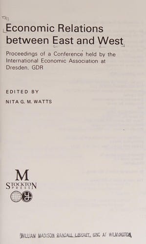 Economic relations between East and West