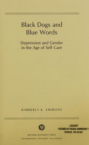 Black dogs and blue words
