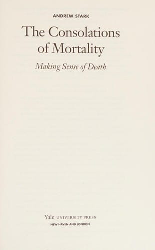 The consolations of mortality