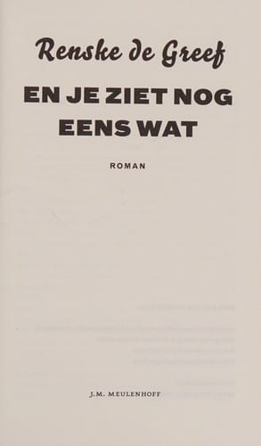 En je ziet nog eens wat