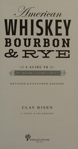 American whiskey, bourbon & rye