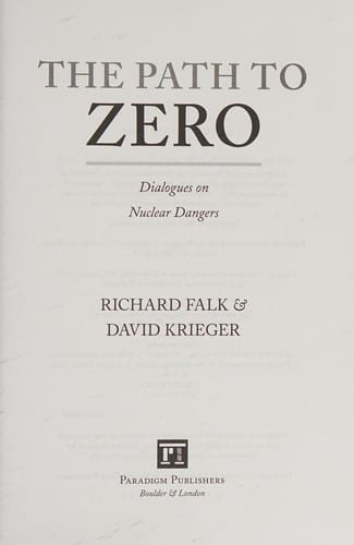 The path to zero
