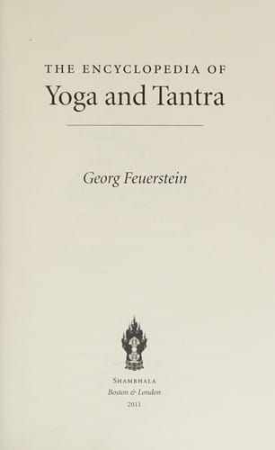 The encyclopedia of yoga and tantra