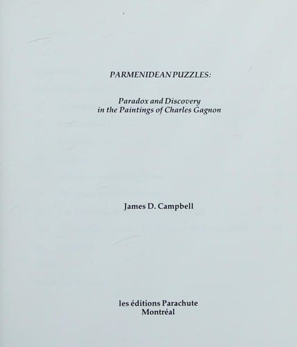 Parmenidean puzzles