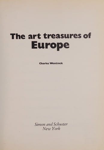 The art treasures of Europe