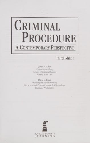 Criminal procedure