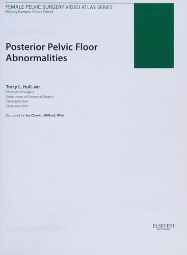 Posterior pelvic floor abnormalities