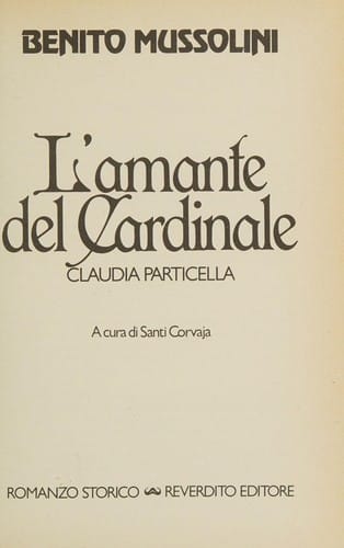 L' amante del cardinale