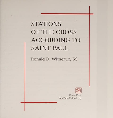 Stations of the cross according to Saint Paul