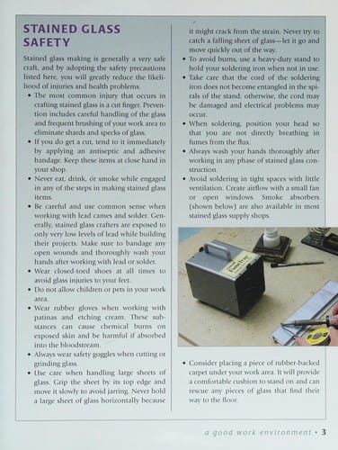 Making stained glass lamps