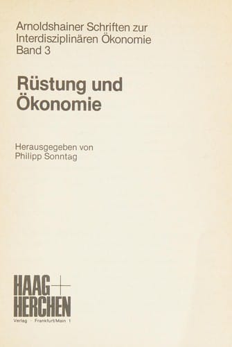 Rüstung und ökonomie
