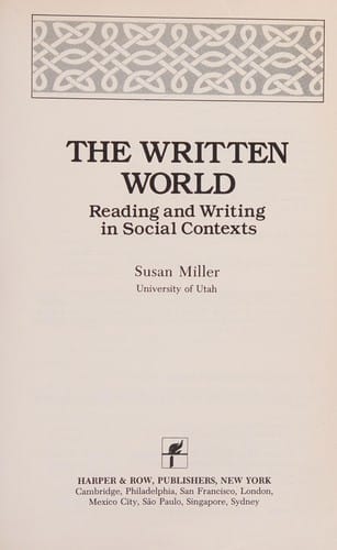 The Written World