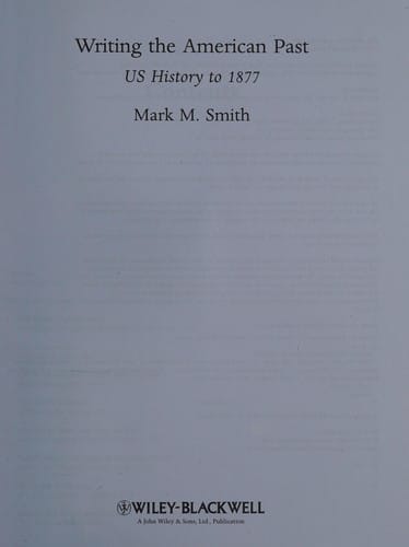 Writing the American past