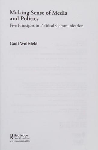 Making sense of media and politics
