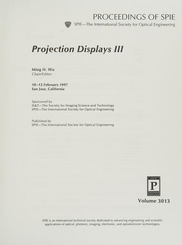 Projection displays III