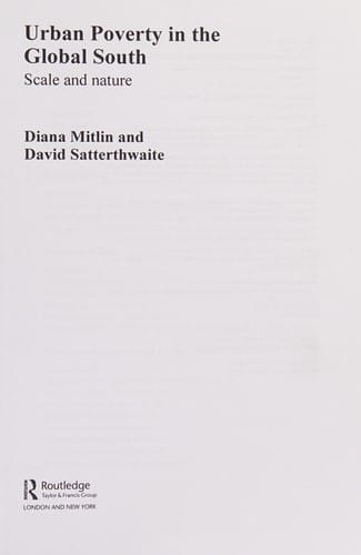 Urban poverty in the global South