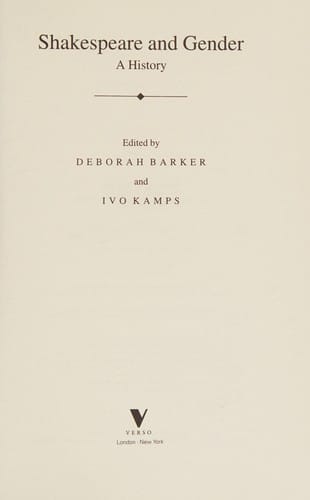 Materialist Shakespeare