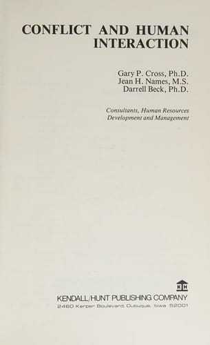 Conflict and human interaction
