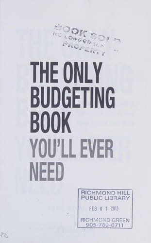 The only budgeting book you'll ever need