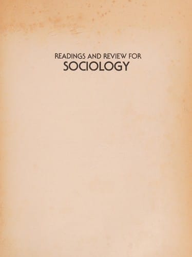 Sociology
