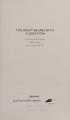 The night begins with a question