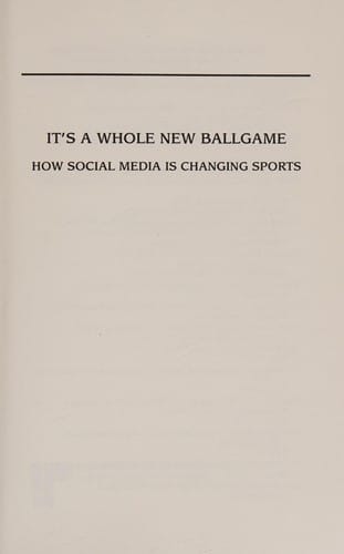 It's a whole new ballgame