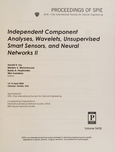 Independent component analyses, wavelets, unsupervised smart sensors, and neural networks II