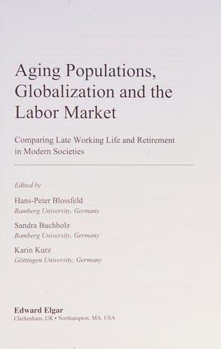 Aging populations, globalization and the labor market