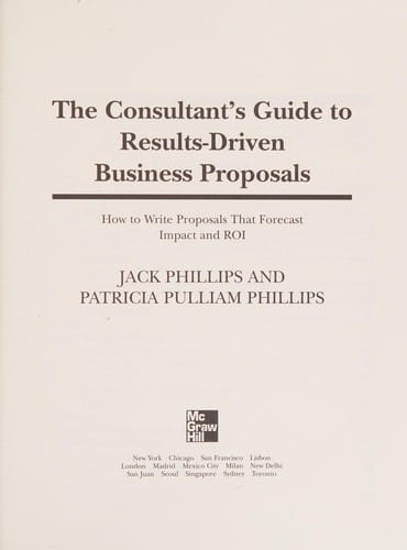 The consultant's guide to results-driven business proposals
