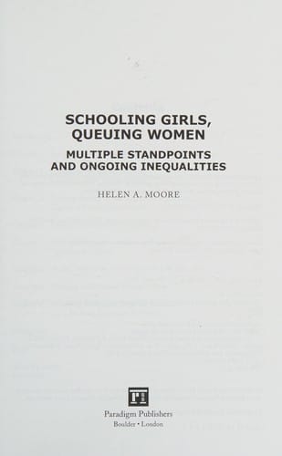 Schooling girls, queuing women