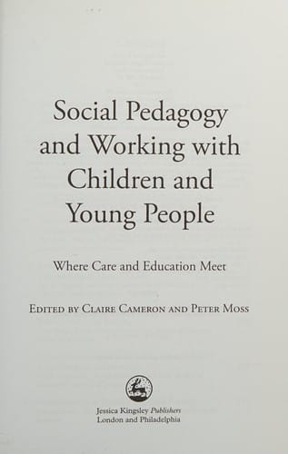 Social pedagogy and working with children and young people