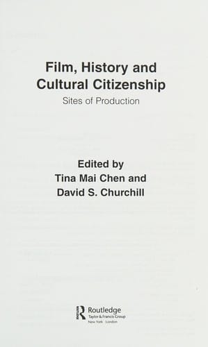 Film, history and cultural citizenship