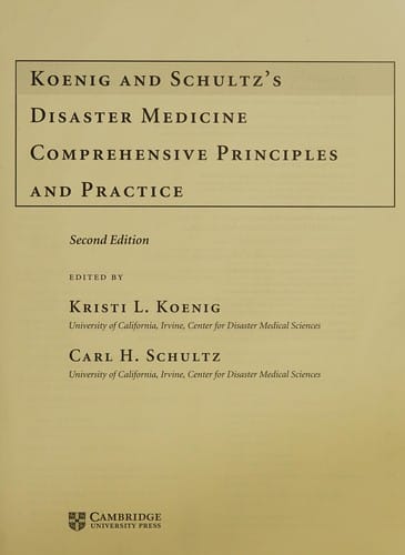Koenig and Schultz's disaster medicine