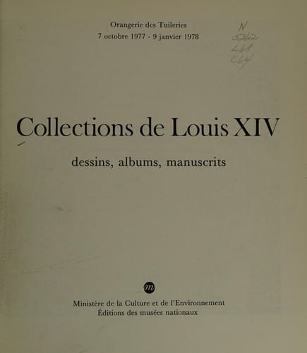 Collections de Louis XIV