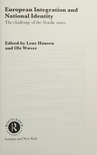 European integration and national identity